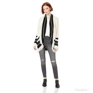 BB Dakota Send My Love Stripe Cardigan Small NWOT